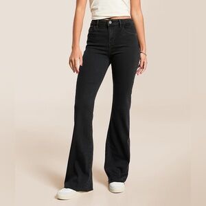 Hidden Happi - High-Rise Flare Stretch Jeans